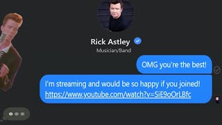 Rick Rolling Rick Astley, but he Rick Rolled me back