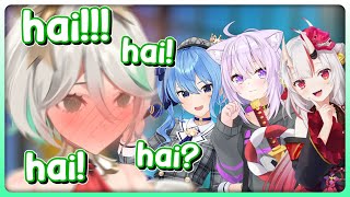 Cecilia Being Shy While Trying to Speak Japanese to Her Senpai is So Cute!!!