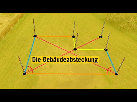 Bauvermessung - Die Gebäudeabsteckung