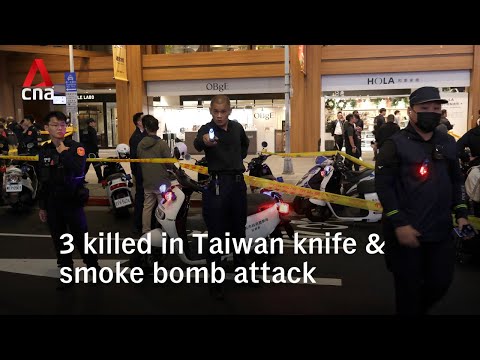 3 people killed and at least 5 injured in Taiwan station attack