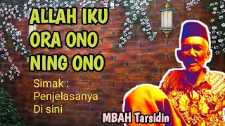 Download lagu HANYA INI YG SANGGUP MEMPERTEMUKAN DG ALLAH || Mbah Tarsidin mp3
