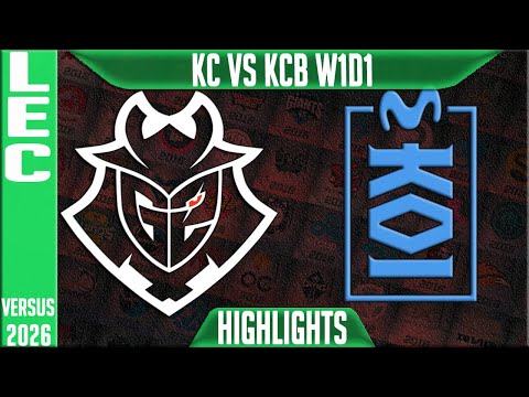 G2 vs MKOI Highlights | LEC W1D1 2026 Versus | G2 Esports vs Movistar KOI