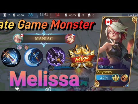 MLBB Melissa Late Game Monster | Maniac Gameplay