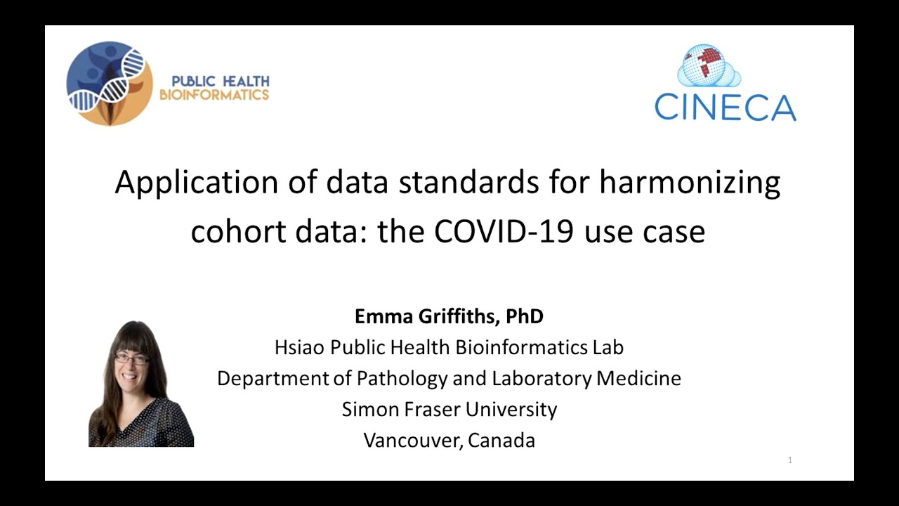 Applying data standards to the harmonization of COVID 19 datasets from different sources