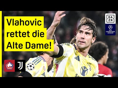 Traumpass lässt Juve staunen - Vlahovic antwortet: Lille - Juventus | UEFA Champions League | DAZN