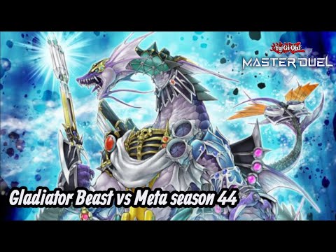 GLADIATOR BEAST vs Meta Season 44 ( Road to Master | Yugioh Master duel)
