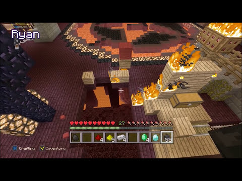 Geoff blows up the Shag Tent - Achievement Hunter Minecraft