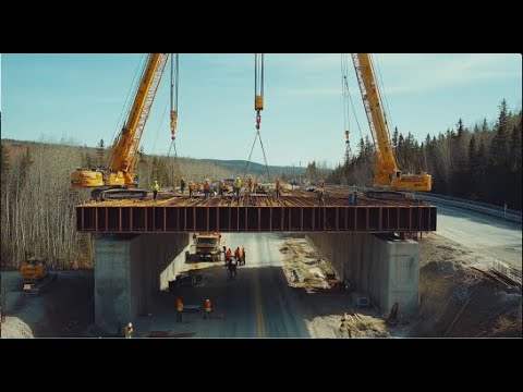 World Amazing Modern Bridge Construction Machines Technology - Biggest Heavy Equipment Working #6