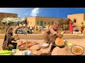 Ancient Village Life Pakistan At Border Desert Woman Daily Routine Cooking Traditional Food