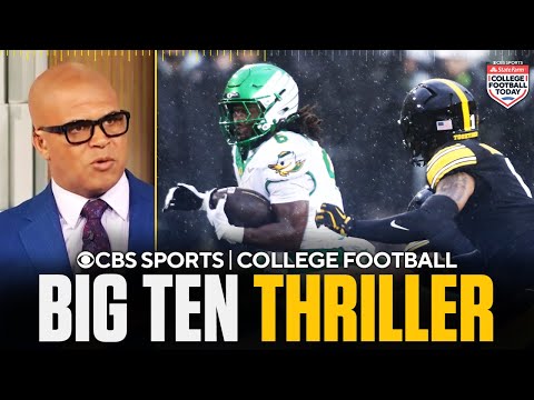 Oregon Escapes With Last-Second Win Over Iowa  | Reaction | College Football Today