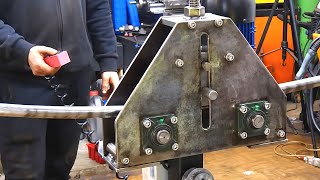 Built Machine That Bends Steel Like Butter – using just a few parts!