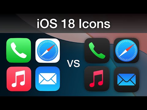 iOS 18: Light vs Dark App Icons!