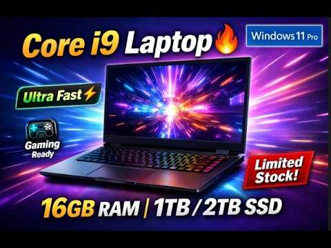 Powerful Gaming Laptop 14 1″ Core i9 10980HK  Fast SSD  HD Screen.