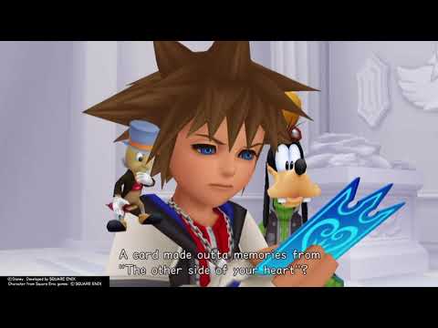 Kingdom Hearts Re:Chain of Memories (PS4) Cutscene #34 Card from Other side of Memories