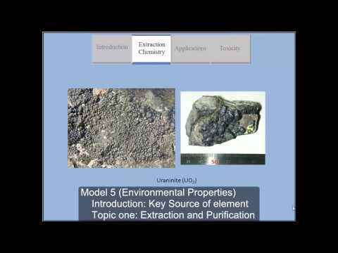 ChemWiki Elemental Minute:Uranium (Environmental Properties)