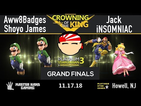 Platinum Starcadian 3 - Shoyo James + Aww8Badges vs iNSOMINAC + Jack - Grand Finals