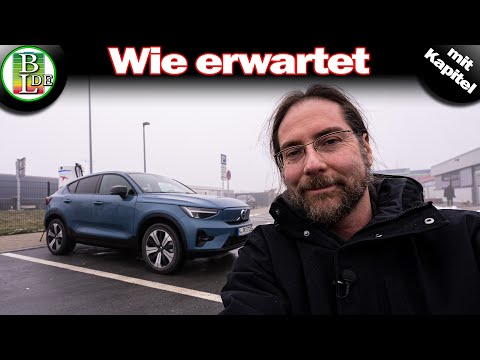 130km/h Langstrecke mit dem Volvo C40 Frontantrieb
