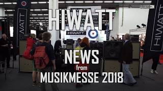 Video thumbnail for HIWATT relaunch 2018: Gary Hurst designed pedals, 400 Watt and 50 Watt bass amp and 212+115 Cabinet! by 4K shots!