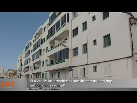 "El 63% de los arrecifeños consideran que no hay participación vecinal"