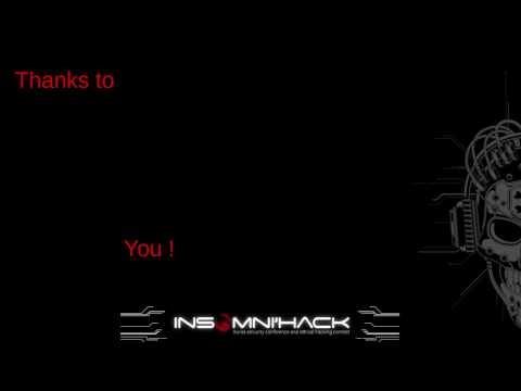 Insomni'hack 2017 - Welcome - Alain Mowat