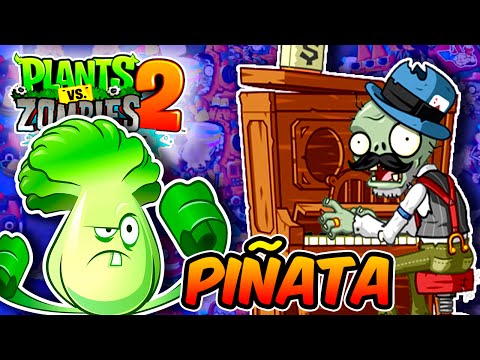 plants vs zombies 2 -  piñata party - (festa piñata) FESTA DO PIANO zombies