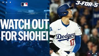 Shohei Ohtani homers and collects 3 hits! (How close was he to hitting more homers? 🤏) | 大谷翔平ハイライト
