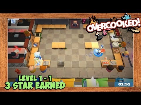 Overcooked 2 Level 1-1 Walkthrough 3 Star
