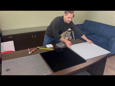 1in. x 1 in. White Aluminum Egg Crate, 1 in. Thick (4761WH)