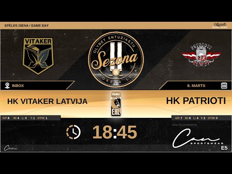 2022 03 08 HK Vitaker Latvija - HK Patrioti