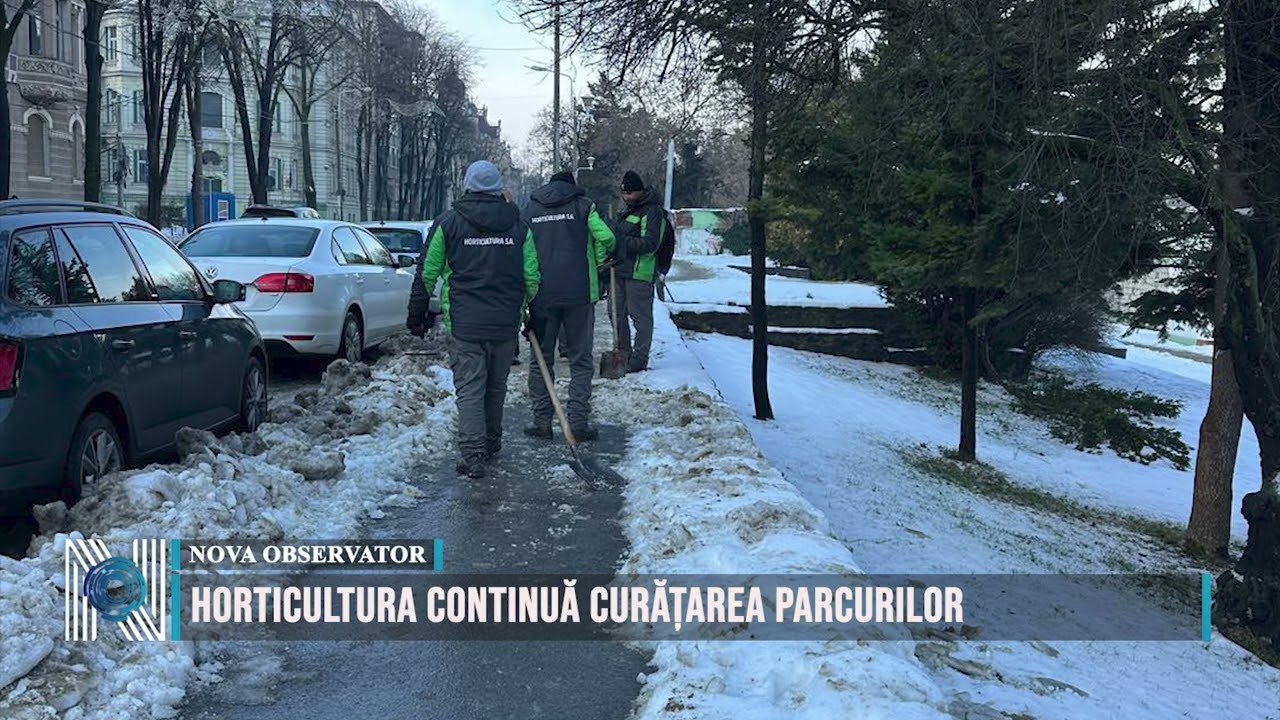 Horticultura continuă curățarea parcurilor