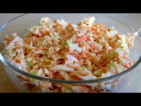 SWEET CREAMY COLESLAW RECIPE
