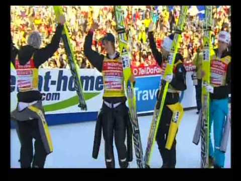 Puchar Świata w lotach narciarskich - Oberstdorf - 06.02.2011 - (Drużynowy) Studio, Dekoracja