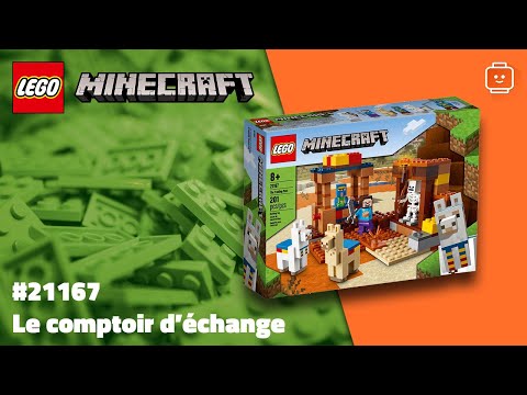Vidéo LEGO Minecraft 21167 : Le comptoir d'échange
