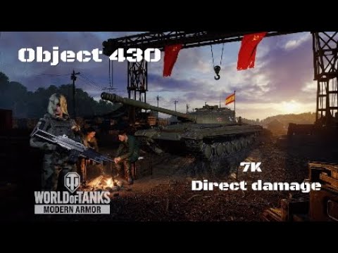 Object 430 in Cerro Thiepval:7K direct damage :Wot console - World of Tanks