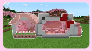 🌷Minecraft🌷 Cute Hello Kitty Cottage Tutorial