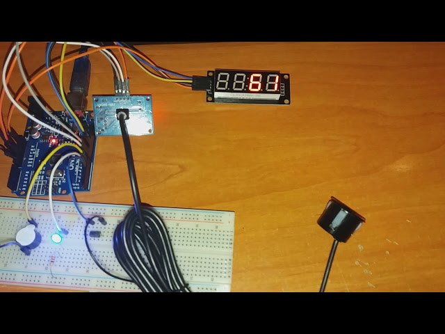 Vídeo relacionado con ARCELI JSN-SR04T Módulo de medición ultrasónico integrado, sensor de estacionamiento, módulo de sensor ultrasónico aplicable para evitar obstáculos, control automático, detección de objetos, control