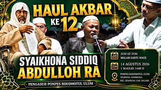 Download lagu 🔴 LIVE II HAUL SYAIKHONA SIDDIQ ABDULLOH KE 12 mp3