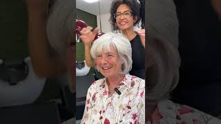 War wunderbar mit Konstanz, so eine hübsche Frau jetzt mit ein passendes edele Friseur...#greyhair