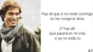 Carlos Baute   Perdimos el control Letra