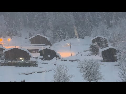 How do people live in the snowy plateaus? Turkish countryside