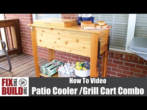 Build This Patio Cooler and Grill Cart for Summer Entertaining | BBQ ...
