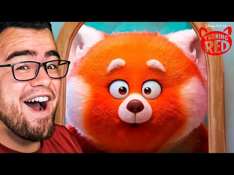 Reacting to TURNING RED DISNEY TRAILER!