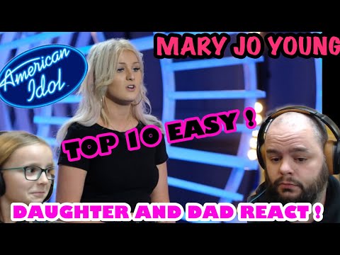 Top 10 Easy!! | MARY JO YOUNG - American Idol Audition | reaction