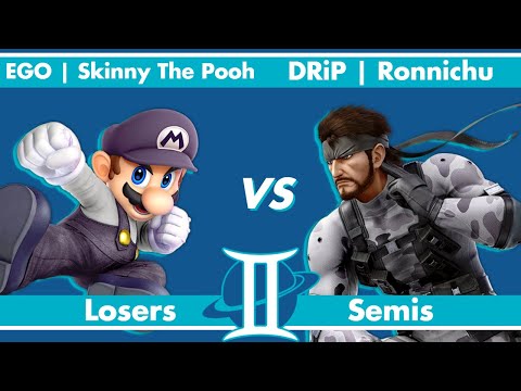 Interstellar 2: Losers Semis - EGO | Skinny the Pooh (Mario) vs DRiP | Ronnichu (Snake)
