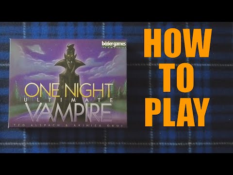 How to Play One Night Ultimate Vampire #ONUV
