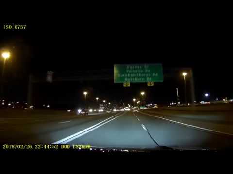 Small Meteor on Dash Camera