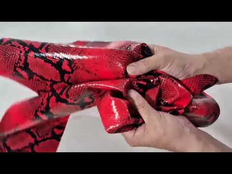 RED SNAKE LEATHER 4683