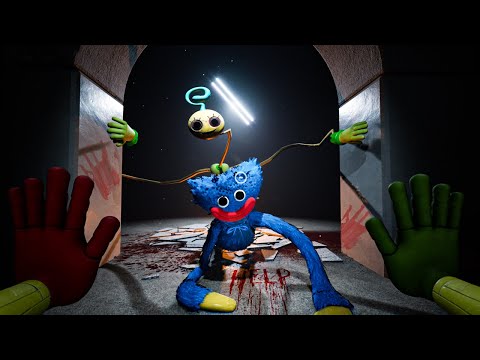 Baby Long Legs kidnapped Huggy Wuggy + Chase ! - Poppy Playtime: Chapter 3