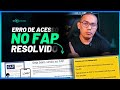 ERRO NA CONSULTA DO FAP VINCULAÇÃO DO ECNPJ NA CONTA GOV BR DO REPRESENTANTE LEGAL