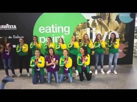 C.D. Puertosol en el aeropuerto